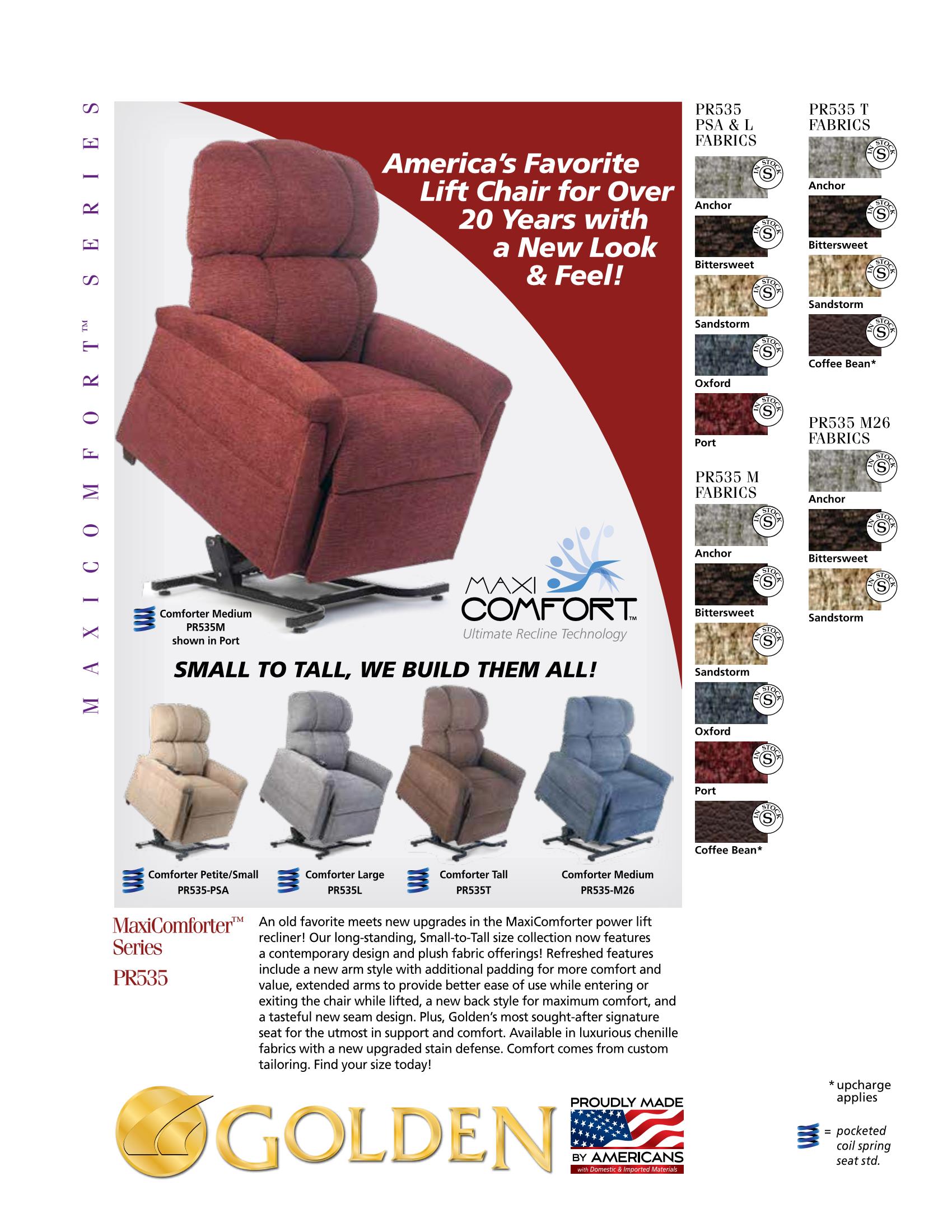 pr 535 maxicomfort bariatric heavy duty extra wide liftchair